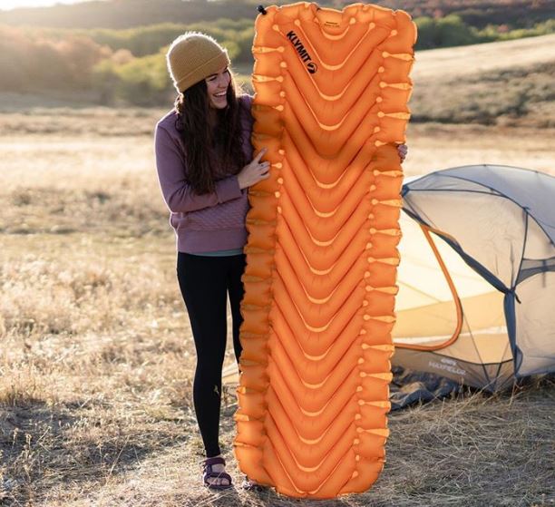 sleeping pad woman