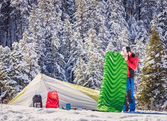 sleeping pad winter