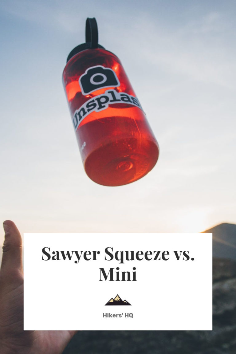 Sawyer Squeeze vs. Mini Hikers' HQ