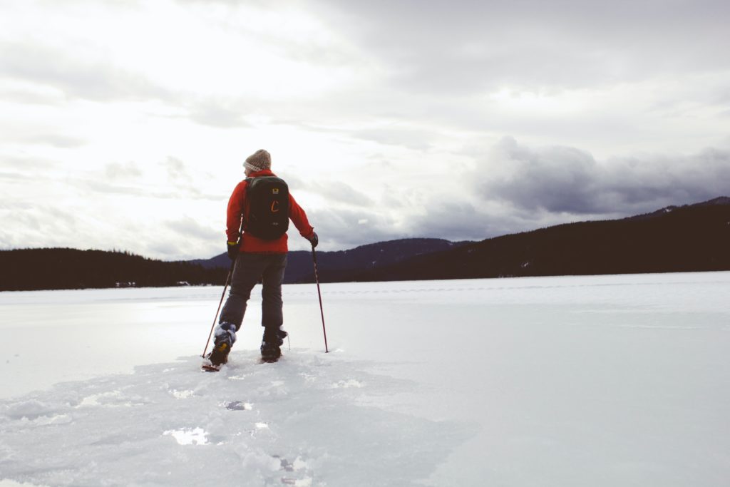 snowshoeing flats