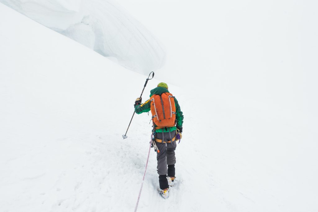 snowshoeing mountain
