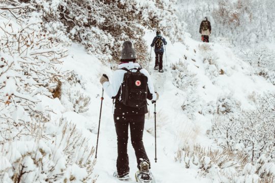 Best conditions for snowshoeing